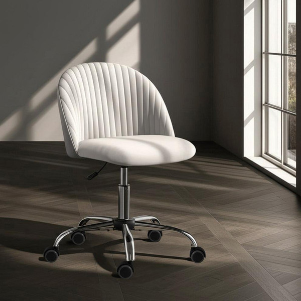 Изображение товара Кресло офисное Tetchair Melody флок (молочный)