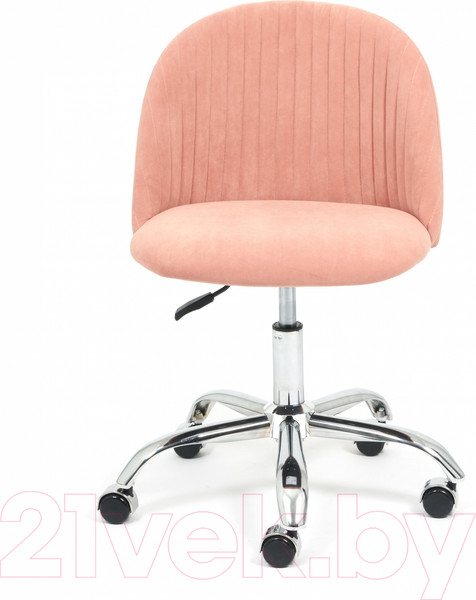 Изображение товара Кресло офисное Tetchair Melody флок (розовый)