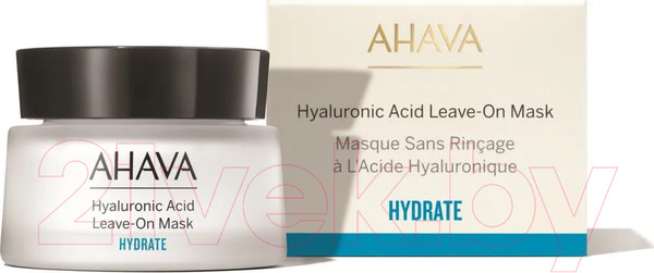 Изображение товара Маска для лица кремовая Ahava Hyaluronic Acid с гиалуроновой кислотой не требующая смывания (50мл)