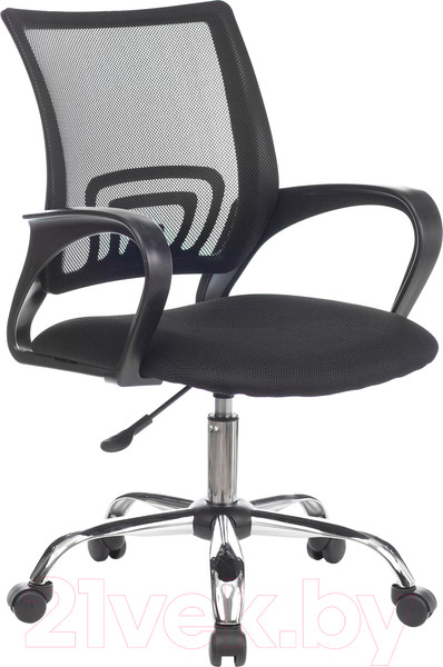 Изображение товара Кресло офисное Бюрократ CH-695NLTSL (черный TW-01 TW-11/хром)