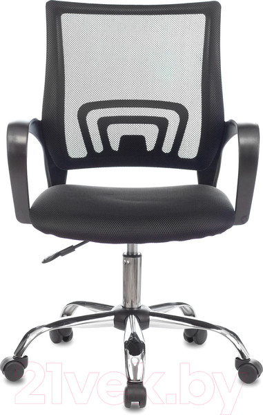 Изображение товара Кресло офисное Бюрократ CH-695NLTSL (черный TW-01 TW-11/хром)