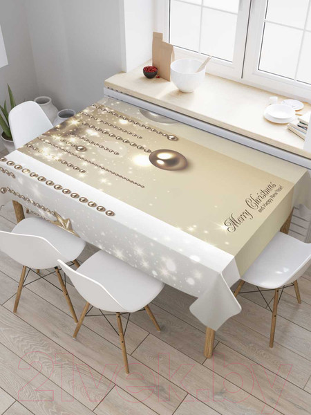 Изображение товара Скатерть JoyArty Новогодний блеск / tcox_6930 (180x145)