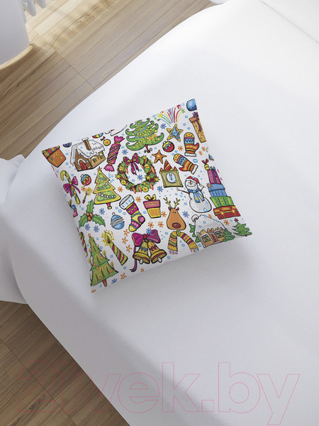 Изображение товара Наволочка декоративная JoyArty Радостная атмосфера / sl_20275