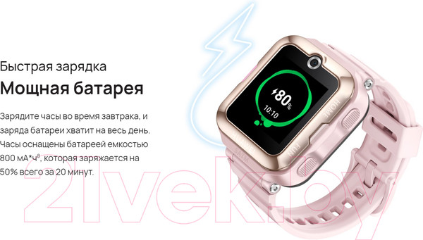 Изображение товара Умные часы детские Huawei Watch Kids 4 Pro Model ASN-AL10 Pink