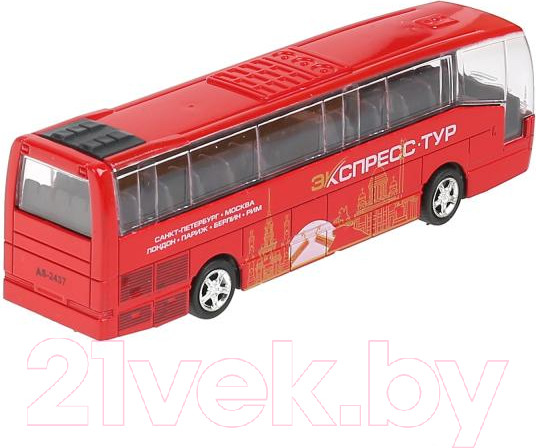 Изображение товара Автобус игрушечный Технопарк Рейсовый / 80136L-R