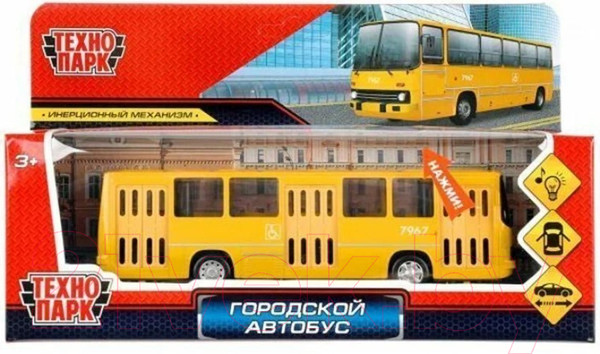 Изображение товара Автобус игрушечный Технопарк Городской / IKABUS-17SL-YE