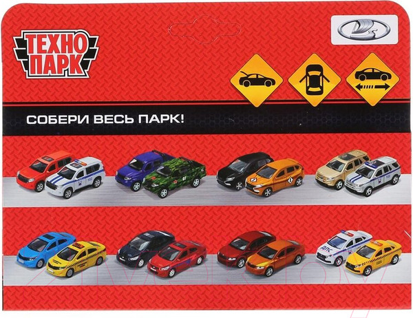 Изображение товара Автомобиль игрушечный Технопарк Lada Granta Cross 2019 Полиция / GRANTACRS-12SLPOL-SR