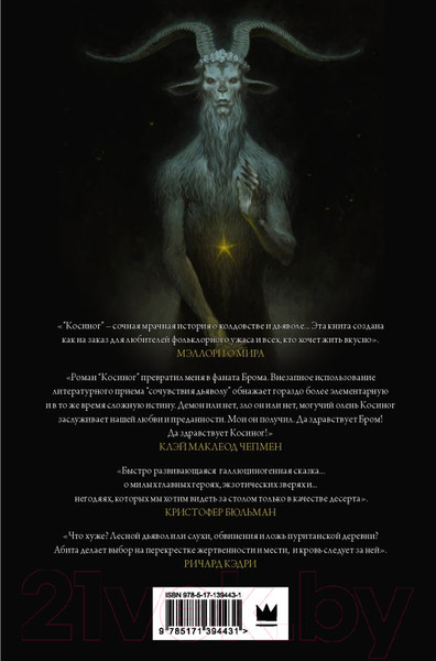 Изображение товара Книга АСТ Косиног: История о колдовстве (Бром Д.)