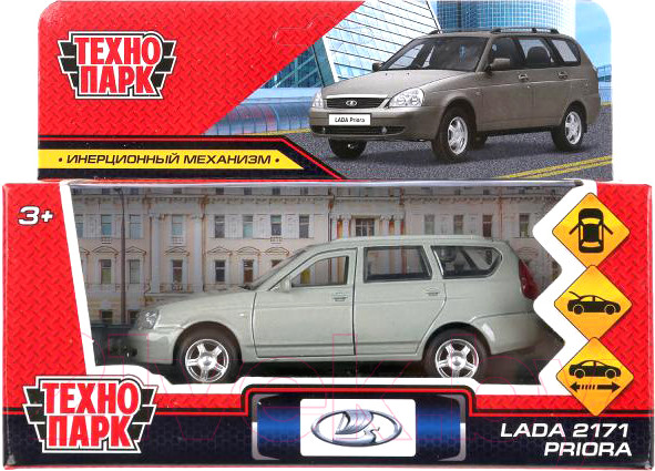 Изображение товара Автомобиль игрушечный Технопарк Lada Priora / PRIORAWAG-12-BN