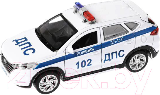 Изображение товара Автомобиль игрушечный Технопарк Hyundai Tucson Полиция / TUCSON-12POL-WH