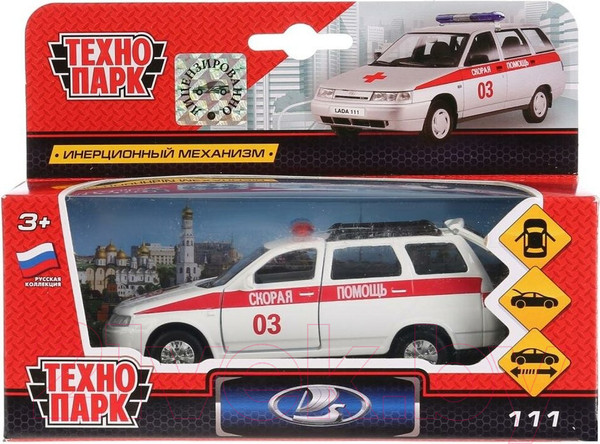 Изображение товара Автомобиль игрушечный Технопарк Lada 111 / SB-16-67-A-WB