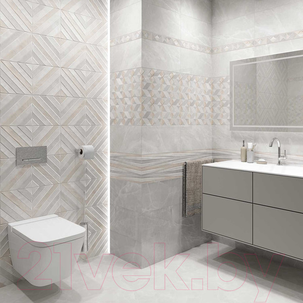 Изображение товара Плитка Alma Ceramica Rivoli TWU09RVL004 (249x500, светло-бежевый)