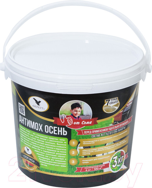 Изображение товара Удобрение БЕРКУТ Антимох осень (3кг)