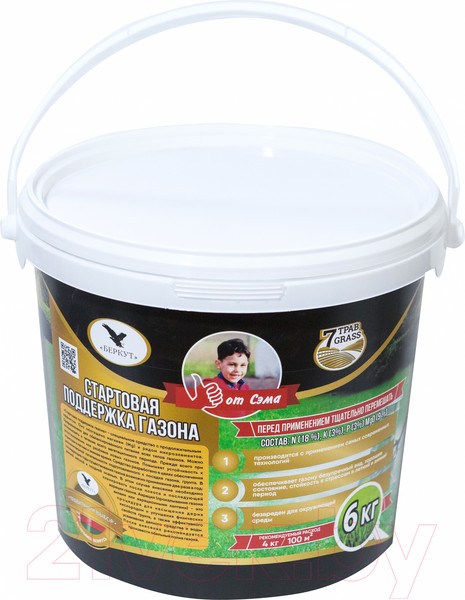 Изображение товара Удобрение БЕРКУТ Стартовая поддержка газона (6кг)