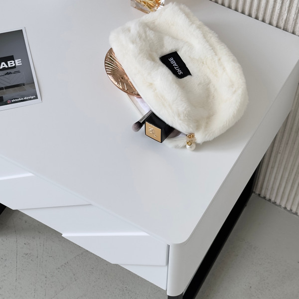 Изображение товара Прикроватная тумба Shtabe Elifa 8001 (RAL 9003/RAL 9003/черный)