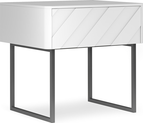 Изображение товара Прикроватная тумба Shtabe Elifa 8001 (RAL 9003/RAL 9003/черный)