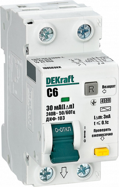 Изображение товара Дифференциальный автомат DEKraft 16050DEK