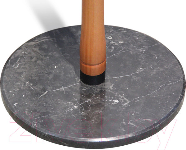 Изображение товара Вешалка для одежды Sheffilton SHT-CR12 / 920129 (светлый орех/черный мрамор)