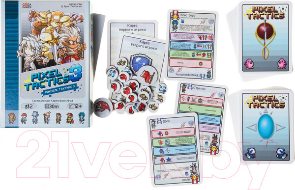 Изображение товара Настольная игра GaGa Pixel Tactics 3 / GG092