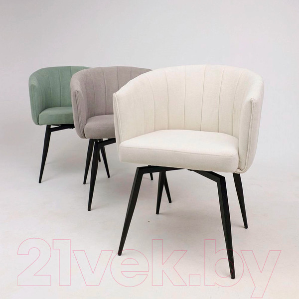 Изображение товара Стул AksHome Melon (светло-бежевый/черный)