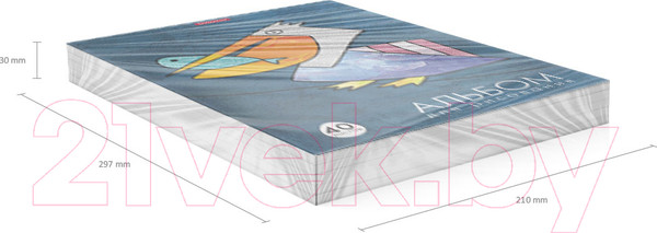 Изображение товара Альбом для рисования Erich Krause Birds / 54345