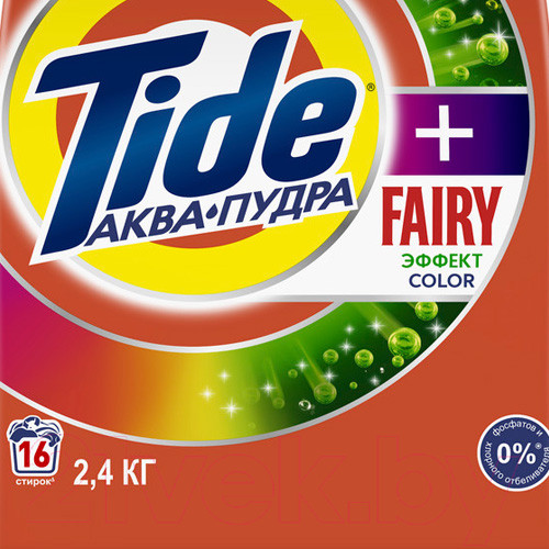 Изображение товара Стиральный порошок Tide Fairy Эффект Color (Автомат, 2.4кг)