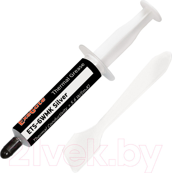 Изображение товара Термопаста ExeGate ETS-6WMK Silver (8г)