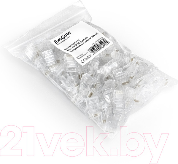 Изображение товара Коннектор ExeGate EX158091RUS (100шт)