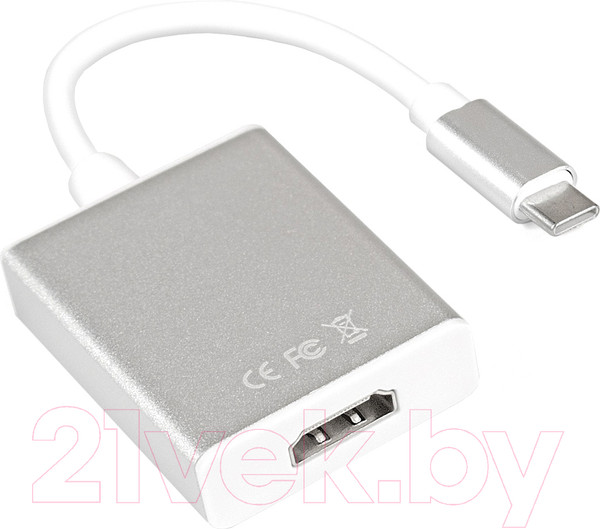 Изображение товара Кабель/переходник ExeGate USB-C(M) -> HDMI(F) / EX-CM-HDMIF-0.15 (0.15м)