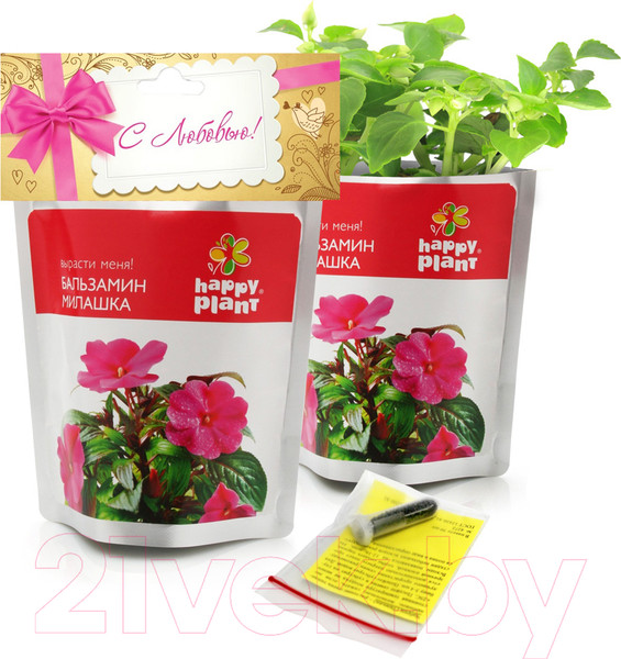 Изображение товара Набор для выращивания растений Happy Plant Бальзамин милашка / hpn-31