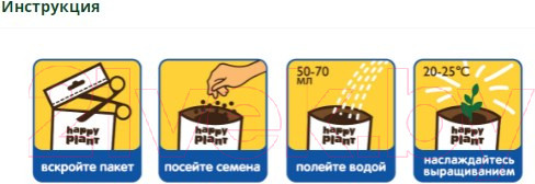 Изображение товара Набор для выращивания растений Happy Plant Бальзамин милашка / hpn-31