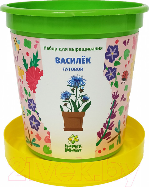 Изображение товара Набор для выращивания растений Happy Plant Василек луговой / hpn-28