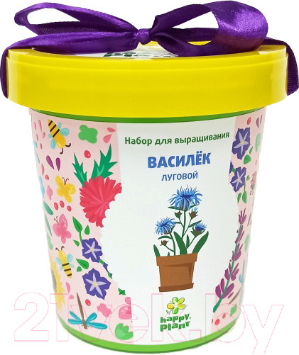 Изображение товара Набор для выращивания растений Happy Plant Василек луговой / hpn-28