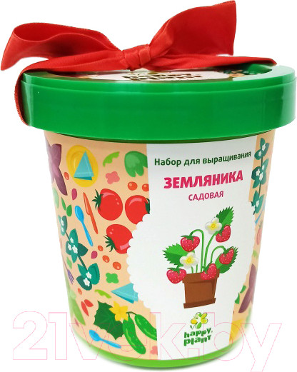 Изображение товара Набор для выращивания растений Happy Plant Земляника садовая / hpn-26