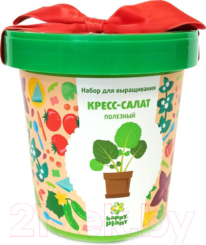 Изображение товара Набор для выращивания растений Happy Plant Кресс-салат полезный / hpn-33