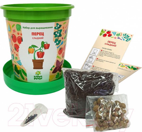 Изображение товара Набор для выращивания растений Happy Plant Перец сладкий / hpn-36