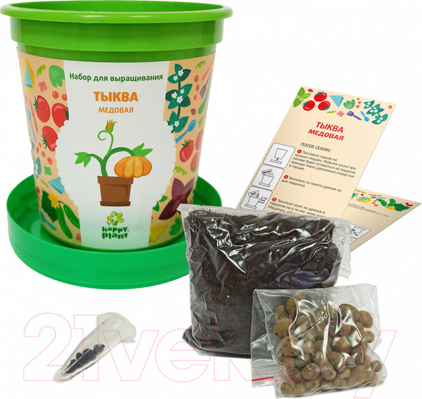 Изображение товара Набор для выращивания растений Happy Plant Тыква медовая / hpn-34
