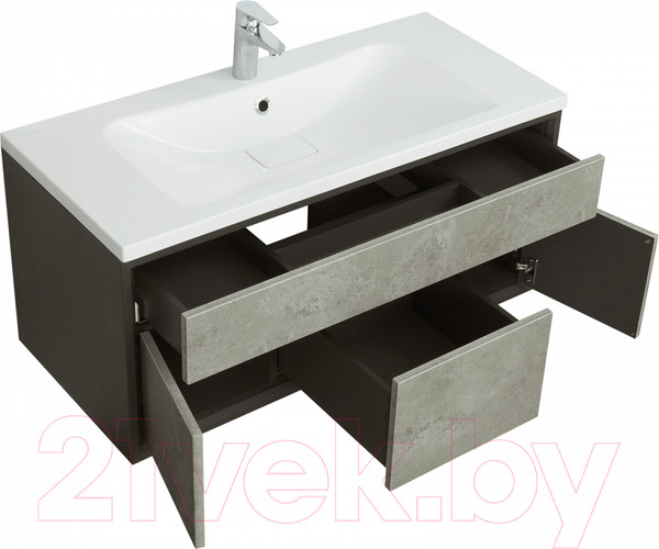 Изображение товара Тумба под умывальник Акватон Уэльс 100 (1A267601WA6A0)