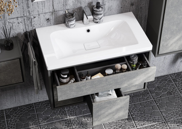 Изображение товара Тумба под умывальник Акватон Уэльс 80 (1A267901WA6A0)