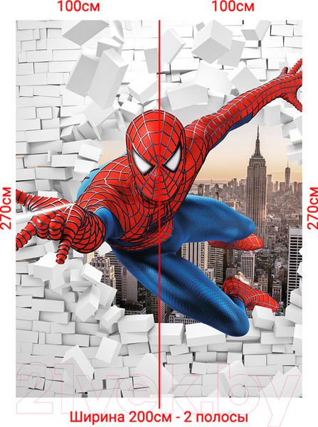 Изображение товара Фотообои листовые Arthata Fotooboi-SpiderMan-66 (200x270)