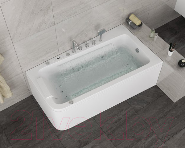 Изображение товара Ванна акриловая Grossman GR-17095-1R 170x95 (с каркасом, с гидромассажем)