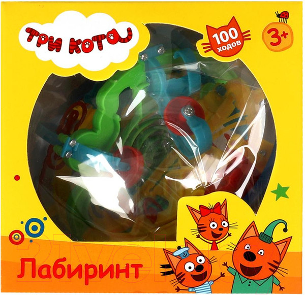 Изображение товара Игра-головоломка Играем вместе Шар-лабиринт Три кота / 1604K1267-R1