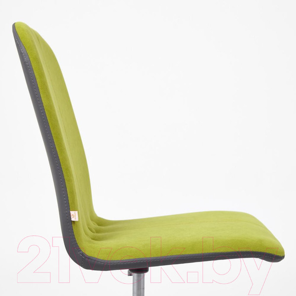 Изображение товара Кресло офисное Tetchair Rio флок/кожзам (оливковый/металлик)