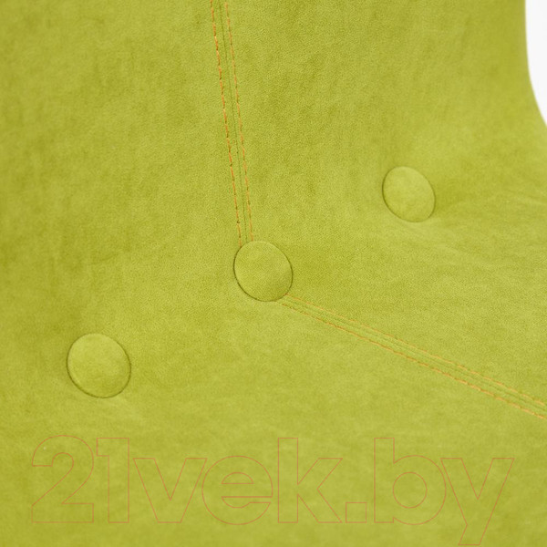 Изображение товара Кресло офисное Tetchair Rio флок/кожзам (оливковый/металлик)