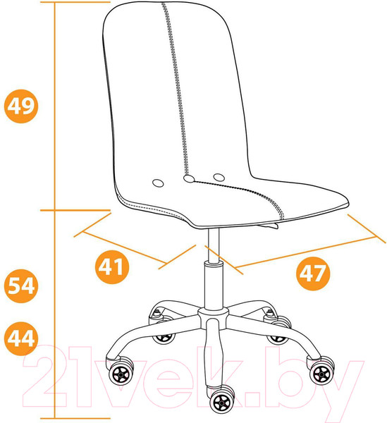 Изображение товара Кресло офисное Tetchair Rio флок/кожзам (оливковый/металлик)