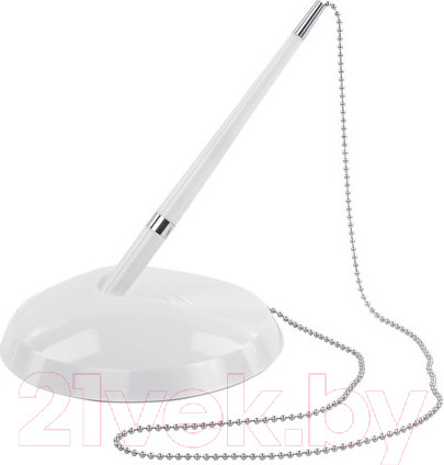 Изображение товара Ручка шариковая Brauberg Стенд-Пен Уайт 2 / 141348 (синий)