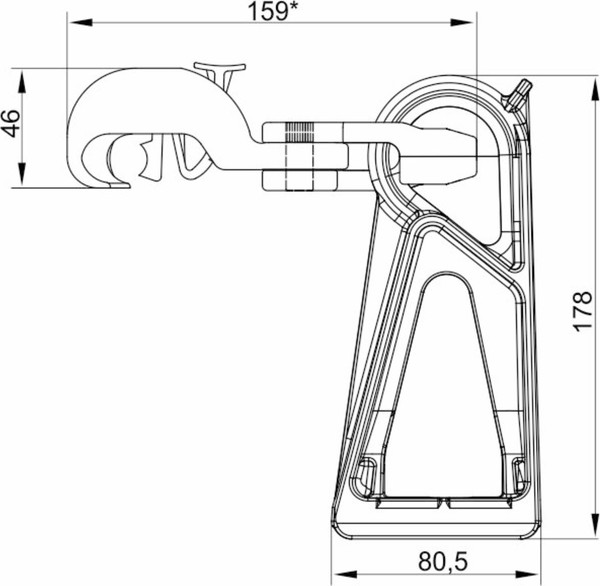 Изображение товара Зажим промежуточный IEK UZA-15-D16-D95