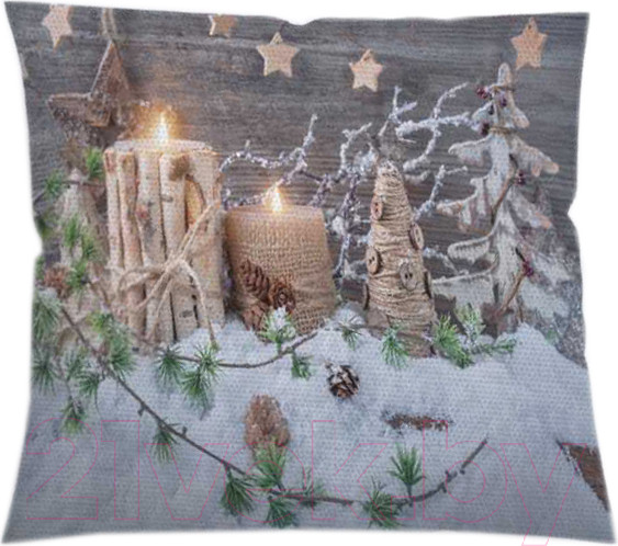 Изображение товара Наволочка декоративная JoyArty Зимние украшения / sl_21446