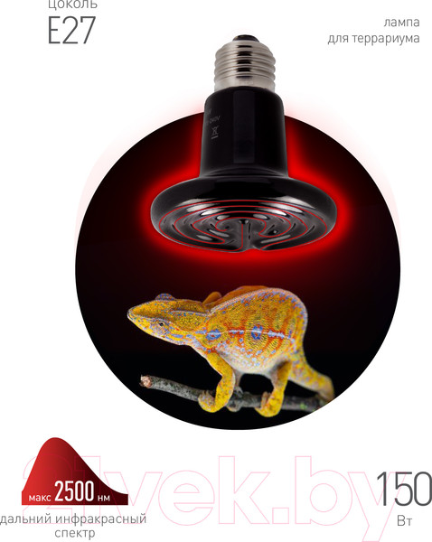 Изображение товара Лампа для террариума ЭРА FITO-150W-НQ / Б0052716