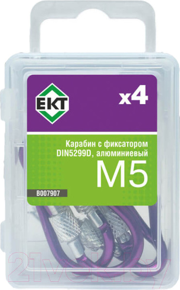 Изображение товара Карабин пожарный ЕКТ B007907 (4шт)
